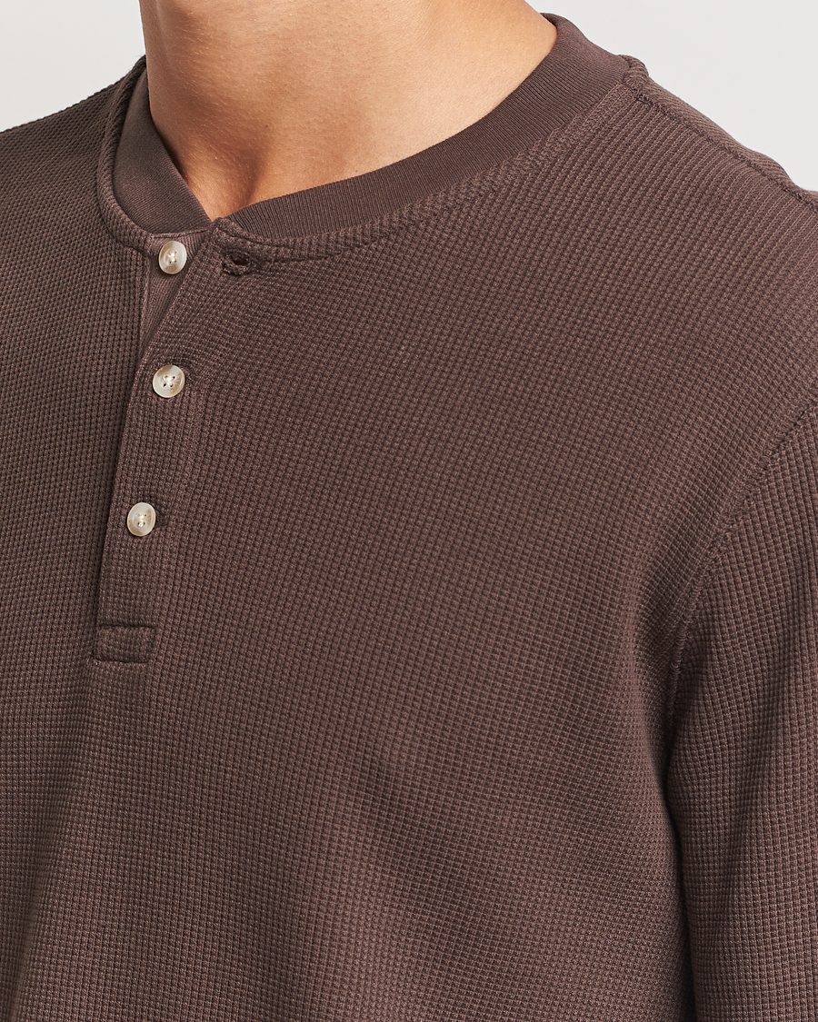 Herre | Gensere | Levi's | Thermal Henley Chocolate Brown