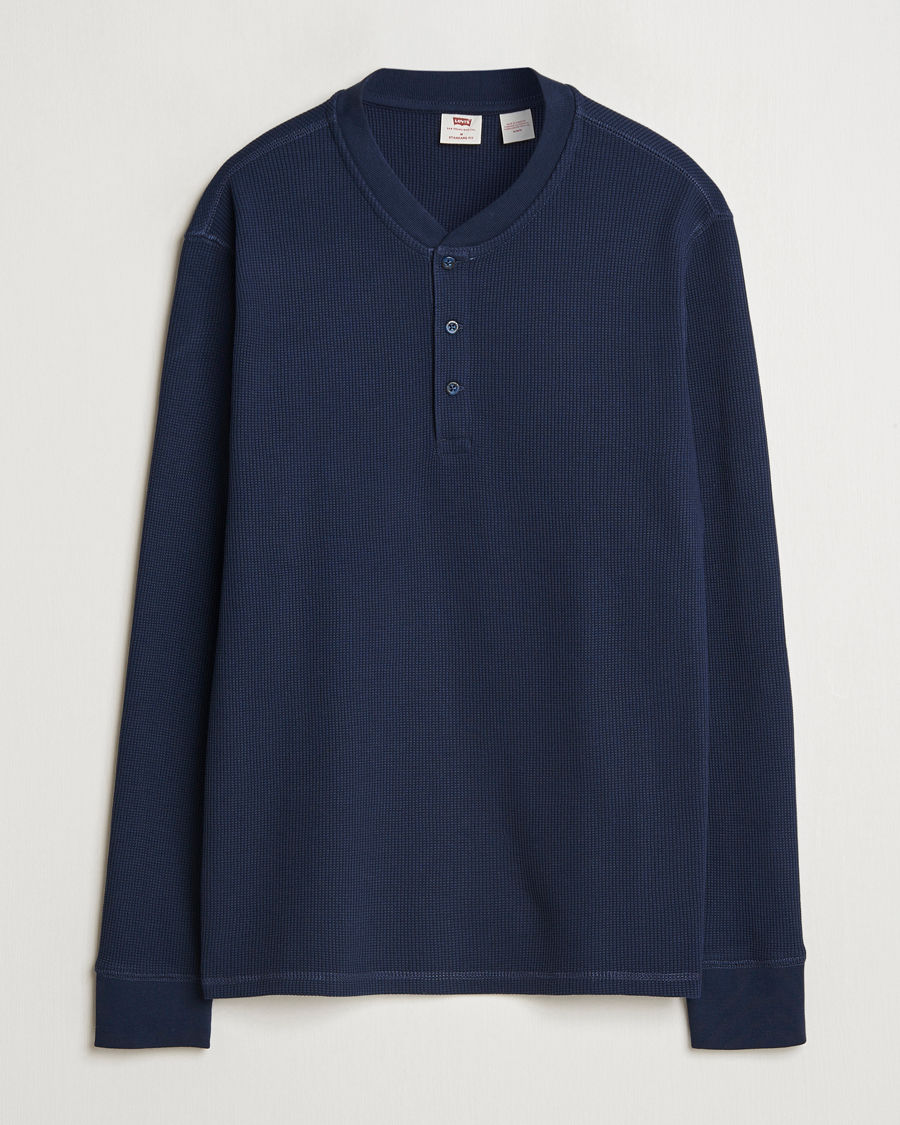 Herre | Gensere | Levi's | Thermal Henley Navy Blazer
