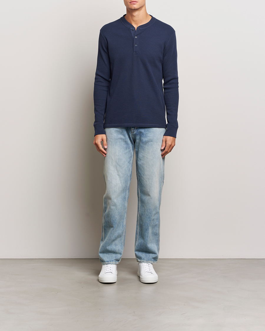 Herre | Gensere | Levi's | Thermal Henley Navy Blazer