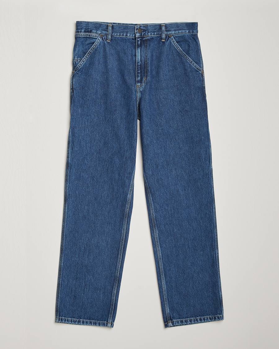 Herre | Jeans | Carhartt WIP | Single Knee Smith Denim Pants Blue Stone Washed