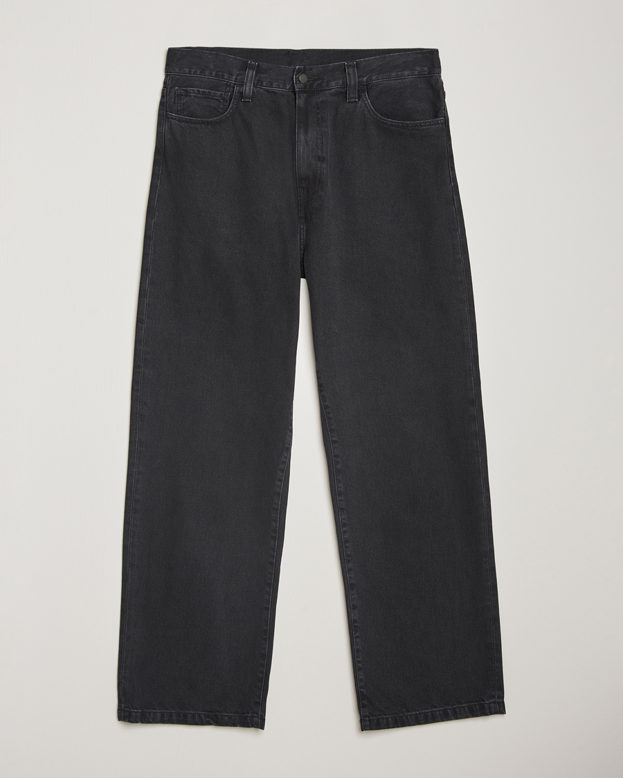 Herre | Skjorter | Carhartt WIP | Landon Pant Robertson Denim Black Stone Washed
