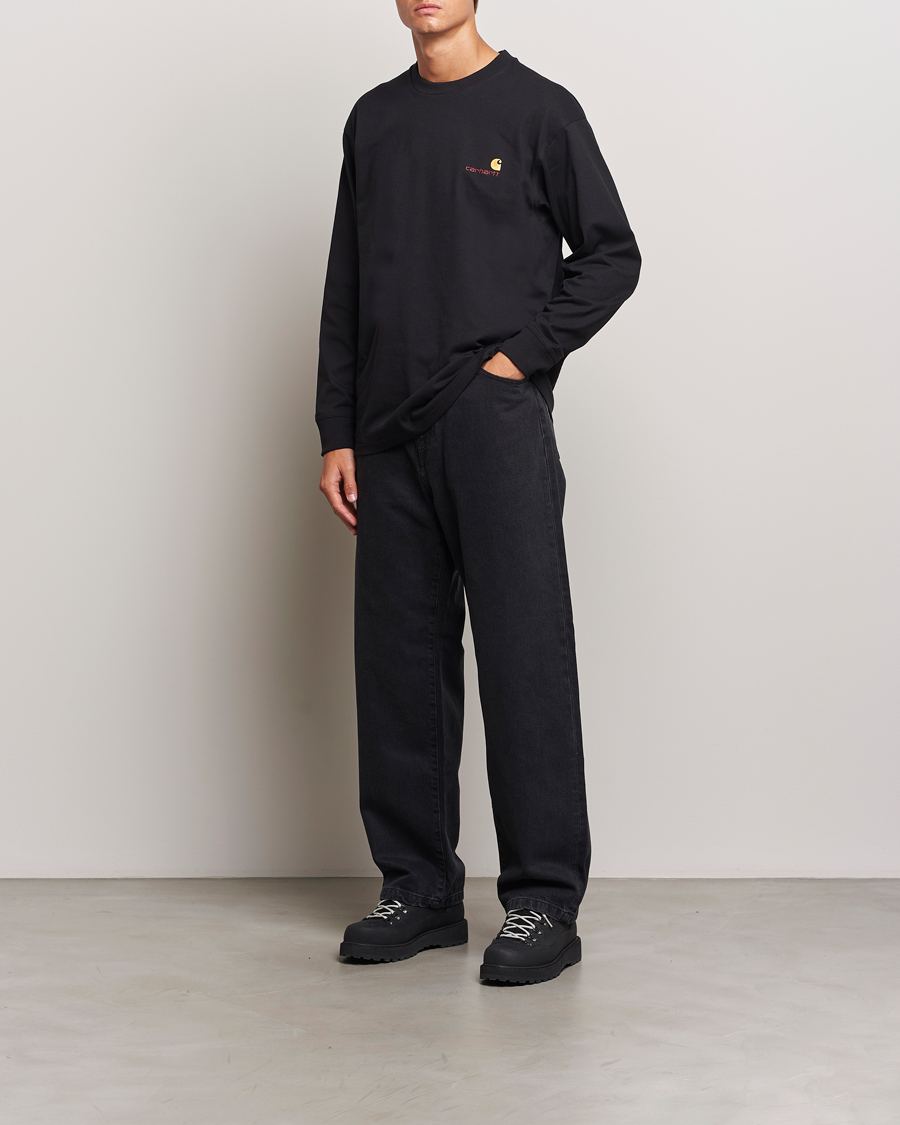Herre | Jeans | Carhartt WIP | Landon Pant Robertson Denim Black Stone Washed