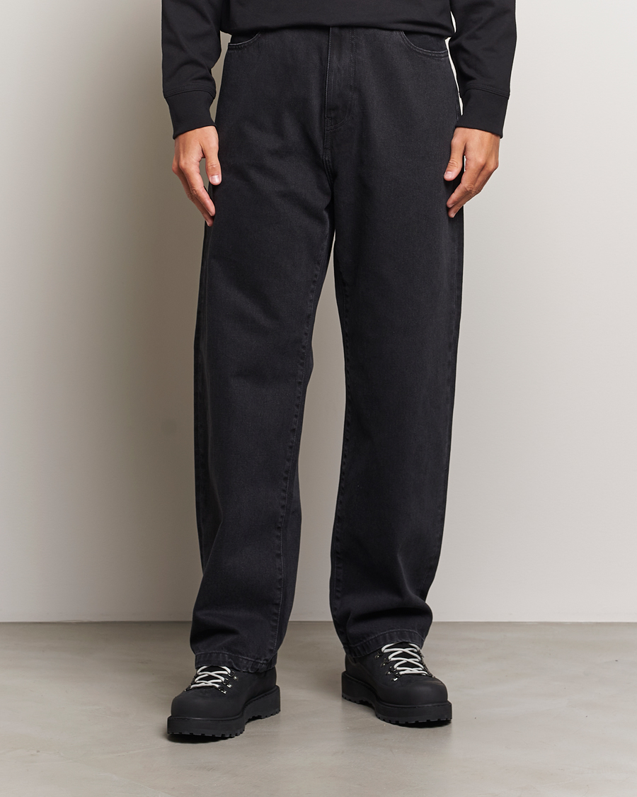 Herre | Skjorter | Carhartt WIP | Landon Pant Robertson Denim Black Stone Washed