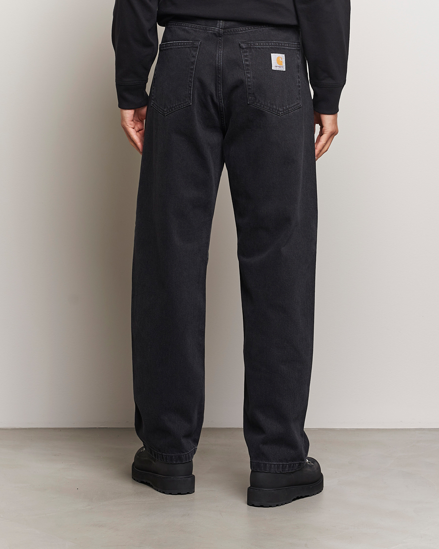 Herre | Skjorter | Carhartt WIP | Landon Pant Robertson Denim Black Stone Washed