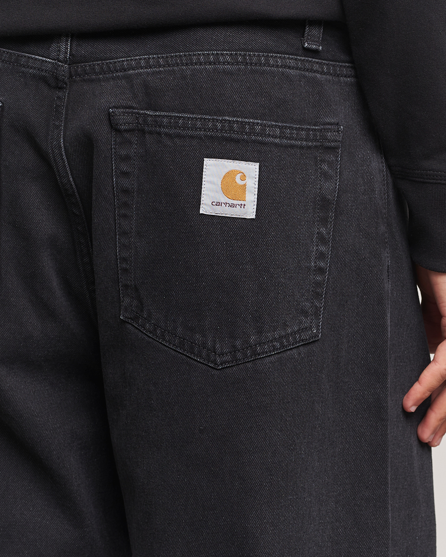 Herre | Skjorter | Carhartt WIP | Landon Pant Robertson Denim Black Stone Washed