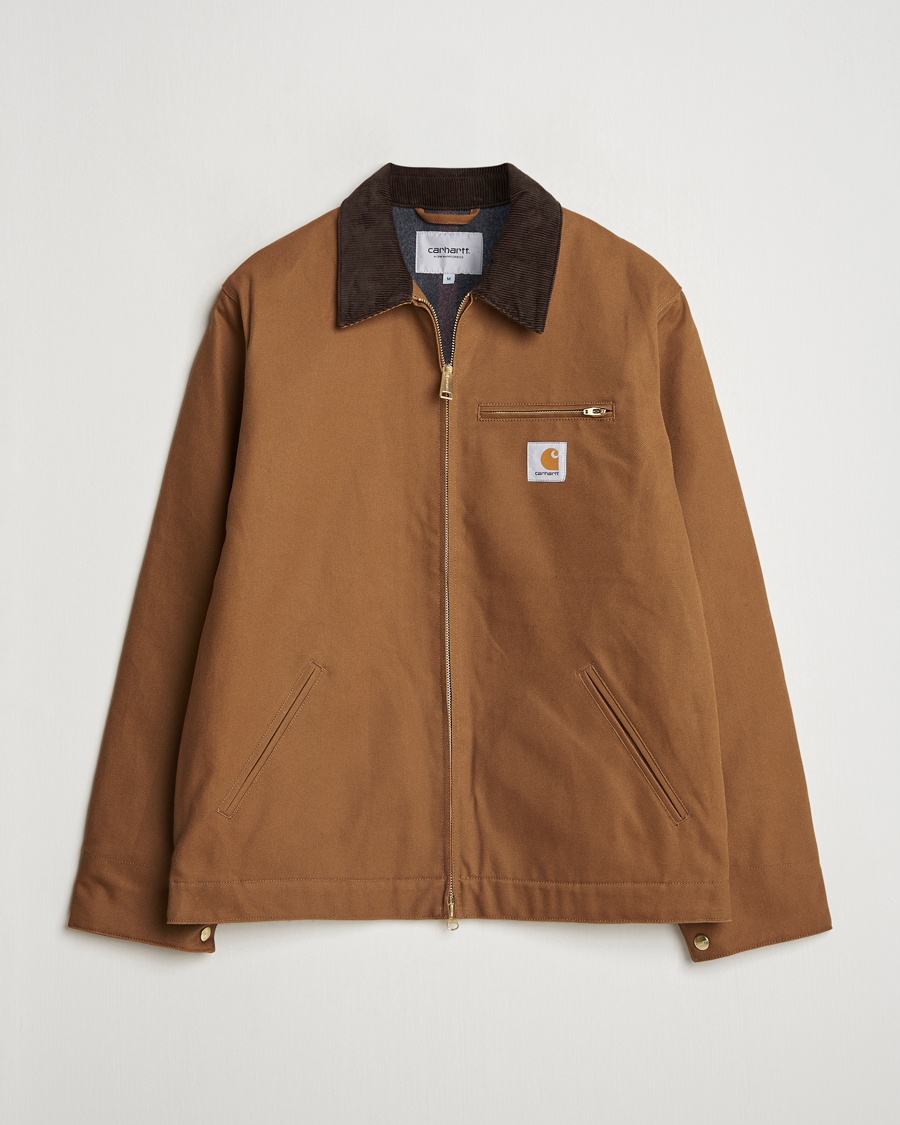 Herre | Jakker | Carhartt WIP | Detroit Jacket Dearborn Canvas Hamilton Brown