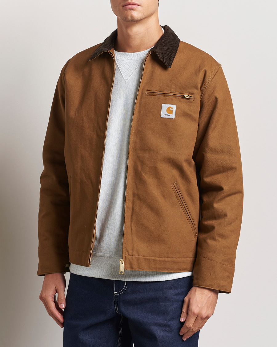 Herre | Jakker | Carhartt WIP | Detroit Jacket Dearborn Canvas Hamilton Brown
