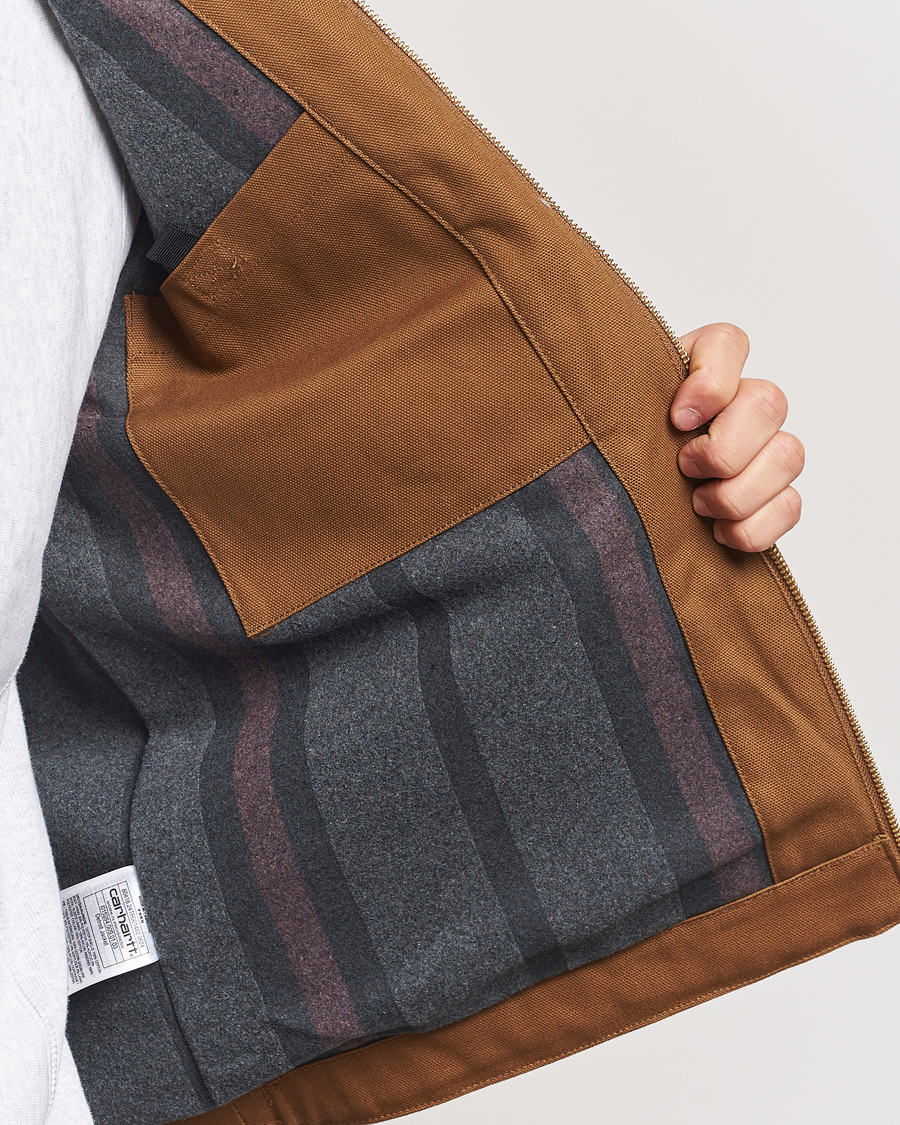 Herre | Jakker | Carhartt WIP | Detroit Jacket Dearborn Canvas Hamilton Brown