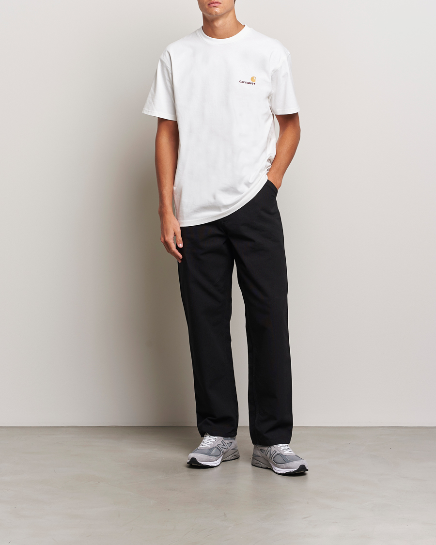 Herre | Bukser | Carhartt WIP | Single Knee Pants Dearborn Canvas Black