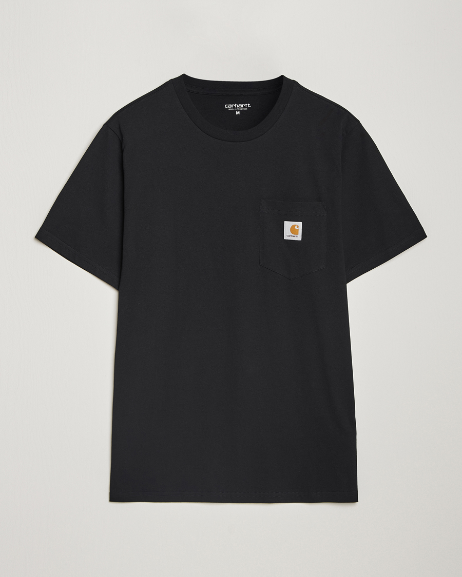 Herre | T-Shirts | Carhartt WIP | Pocket Cotton T-Shirt Black