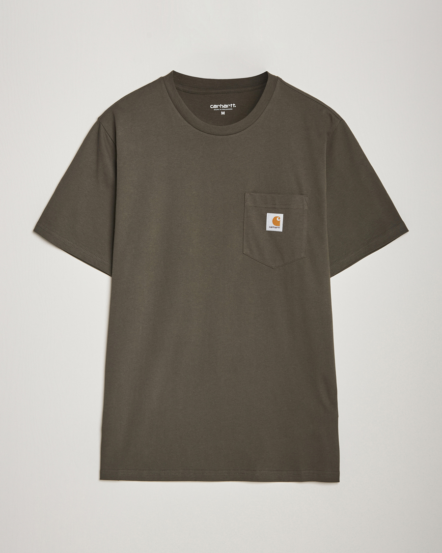 Herre | T-Shirts | Carhartt WIP | Pocket Cotton T-Shirt Mirage