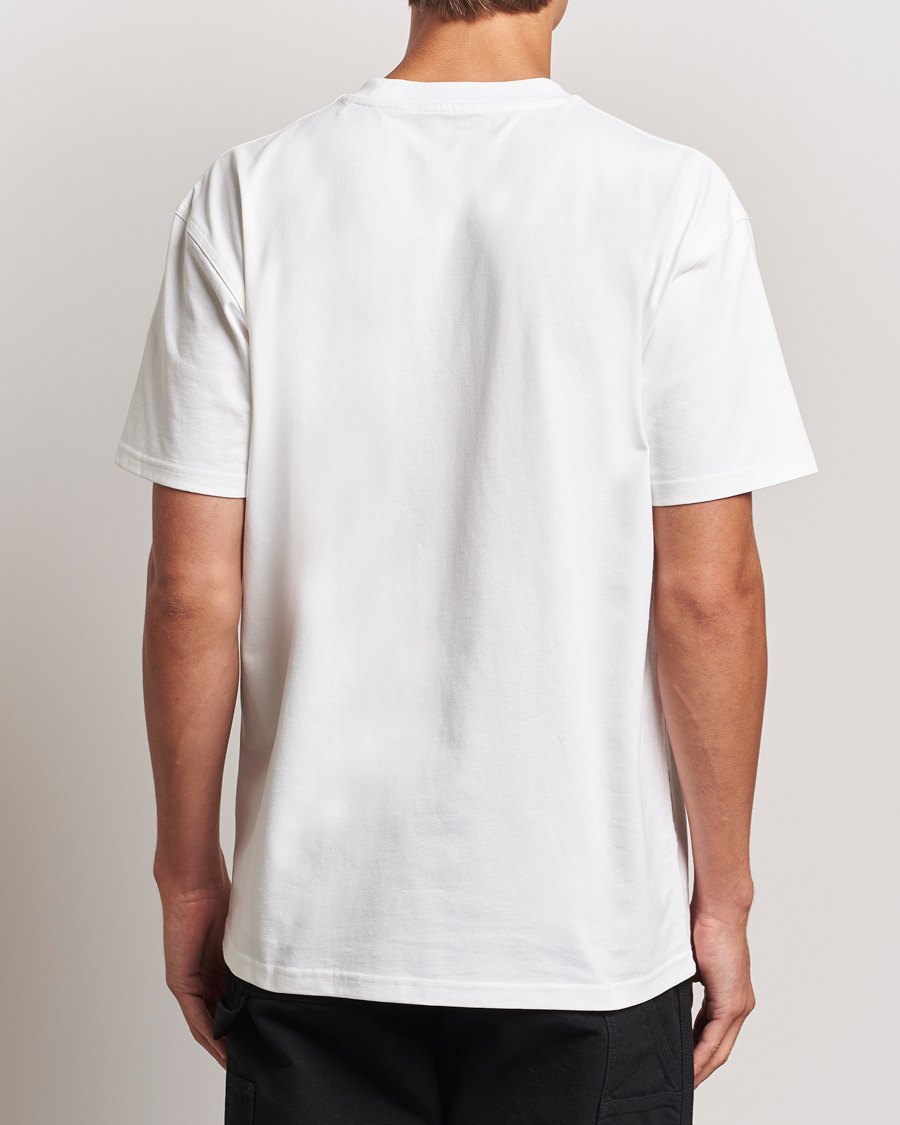Herre | T-Shirts | Carhartt WIP | American Script Short Sleeve T-Shirt White