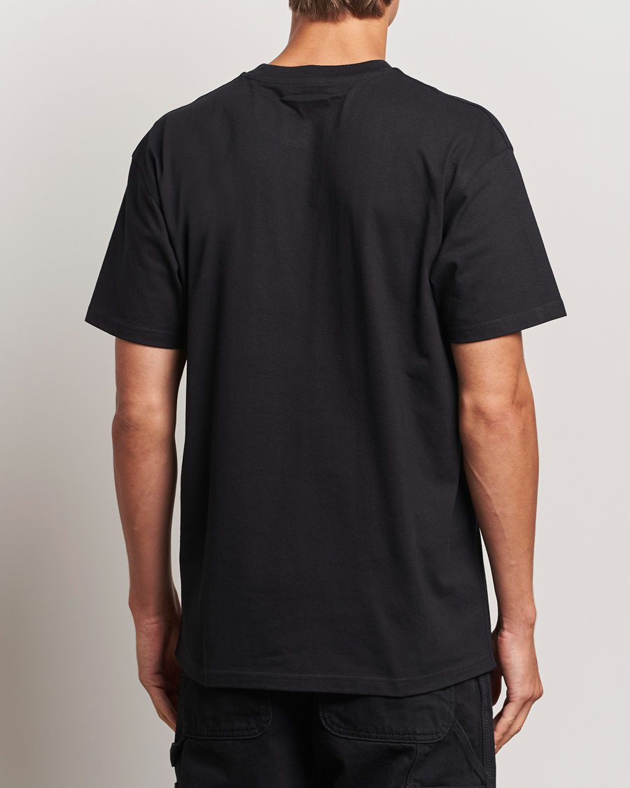 Herre | T-Shirts | Carhartt WIP | American Script Short Sleeve T-Shirt Black