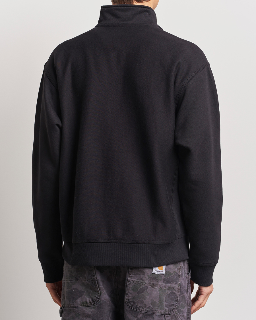 Herre | Gensere | Carhartt WIP | American Script Half Zip Sweatshirt Black