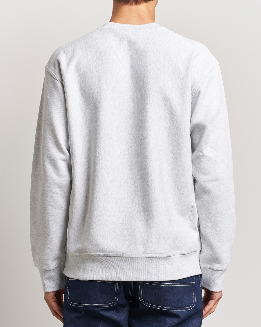 Herre | Gensere | Carhartt WIP | American Script Sweatshirt Ash Heather