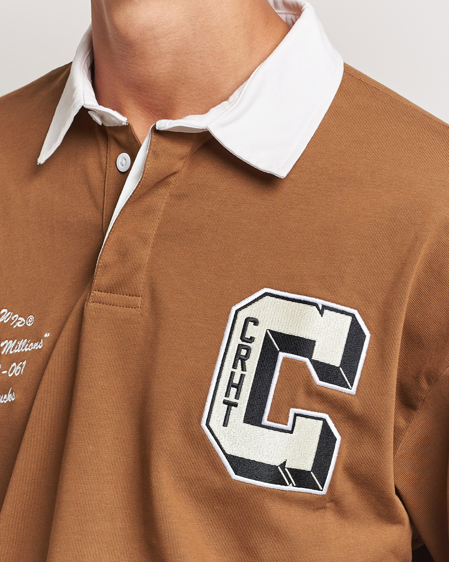 Herre | Gensere | Carhartt WIP | Brown Ducks Rugby Shirt Hamilton Brown
