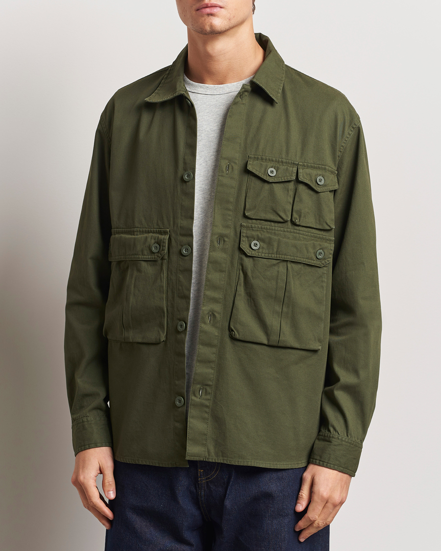 Herre | Skjorter | Carhartt WIP | Tracker Cotton Twill Shirt Office Green