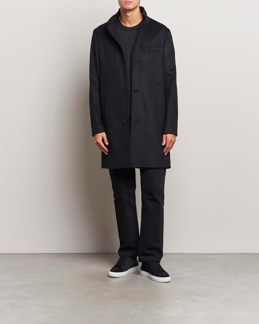 Herre | Jakker | J.Lindeberg | Jesse Melton Cashmere Coat Black