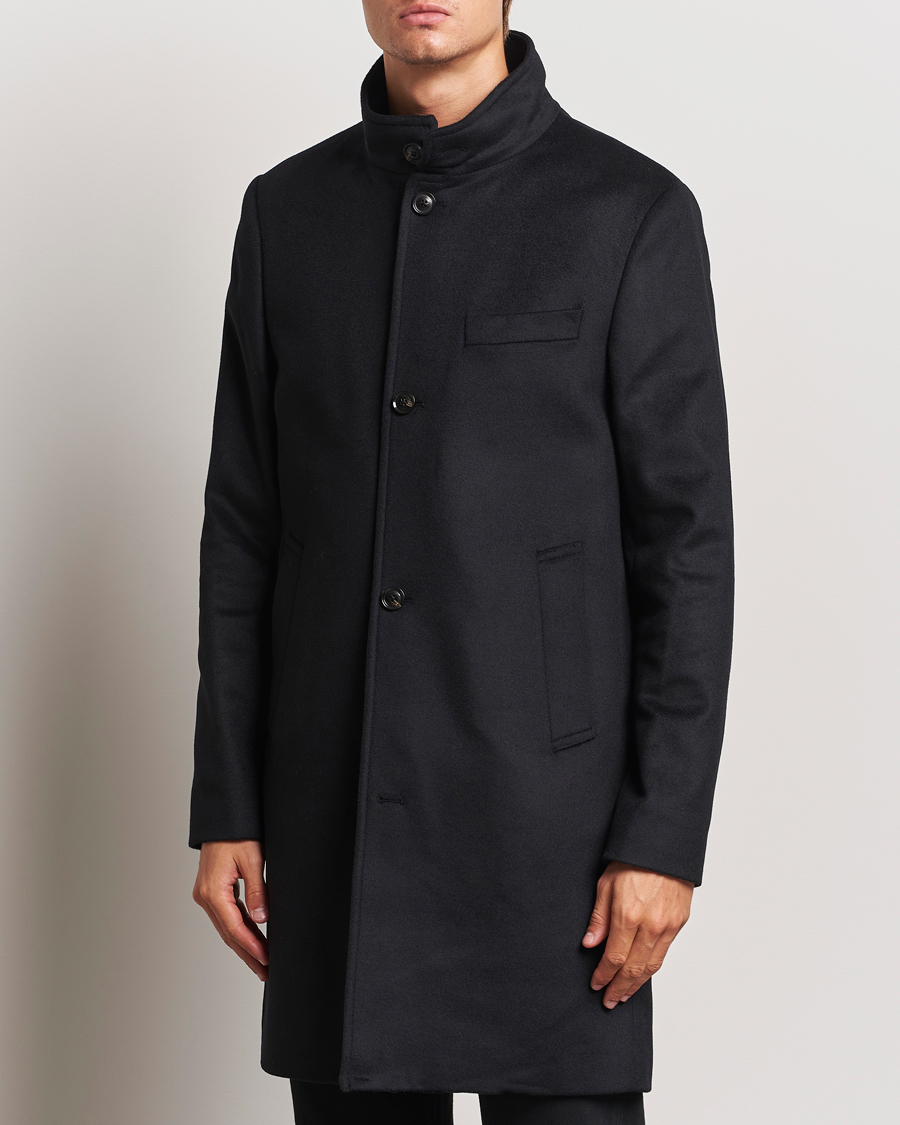 Herre | Jakker | J.Lindeberg | Jesse Melton Cashmere Coat Black