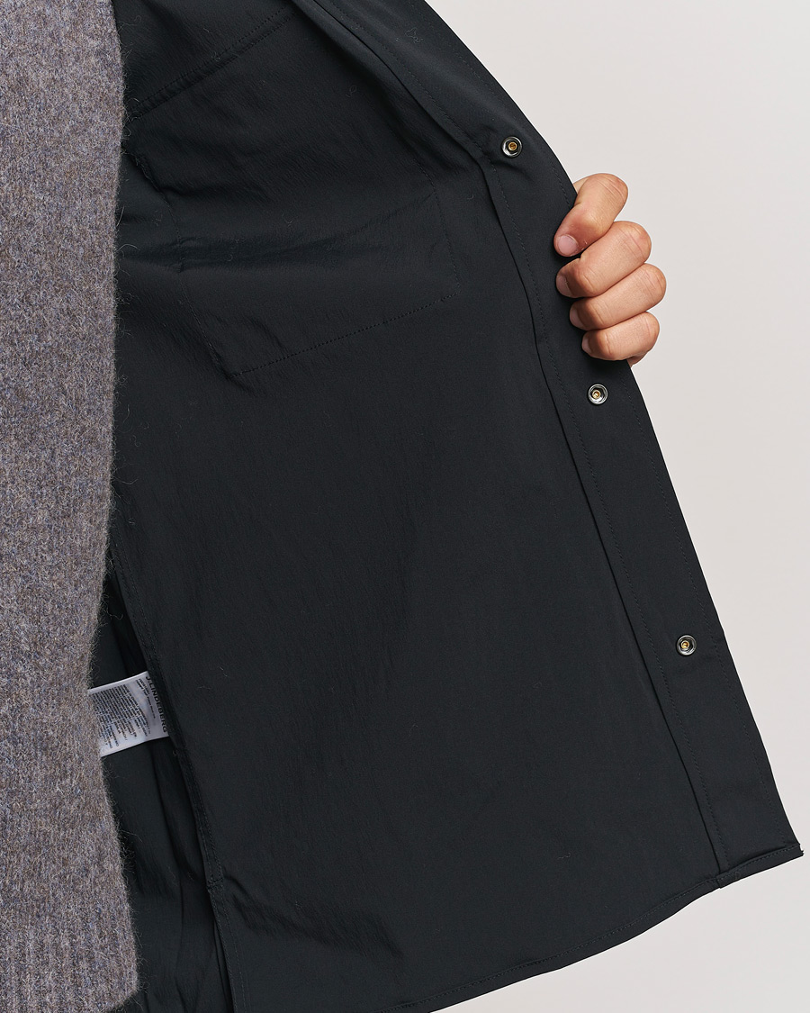 Herre | Skjorter | J.Lindeberg | Howard Tech Press Stud Shirt Black