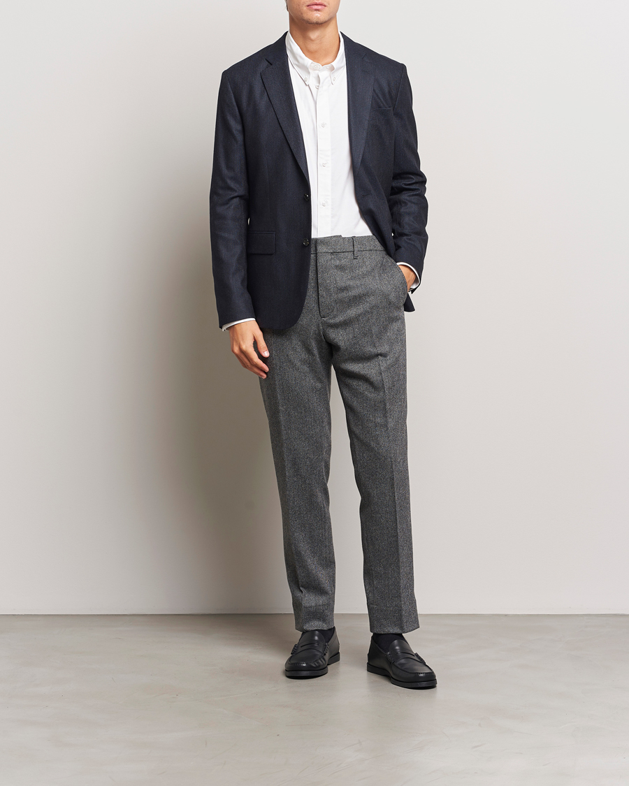 Herre | Dressjakker | J.Lindeberg | Elton Unlined Cash Stretch Flannel Blazer Navy