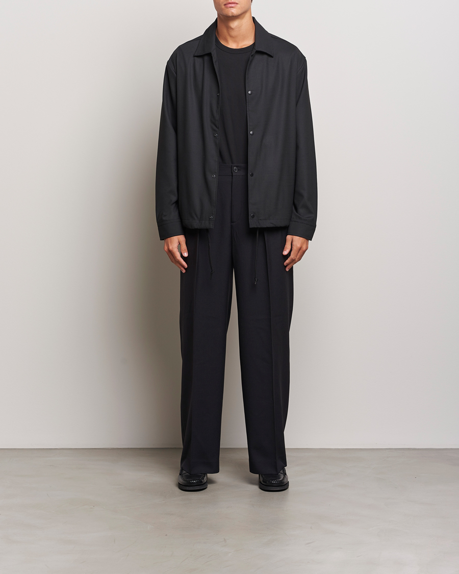 Herre | Skjorter | J.Lindeberg | Celian Coach Overshirt Black