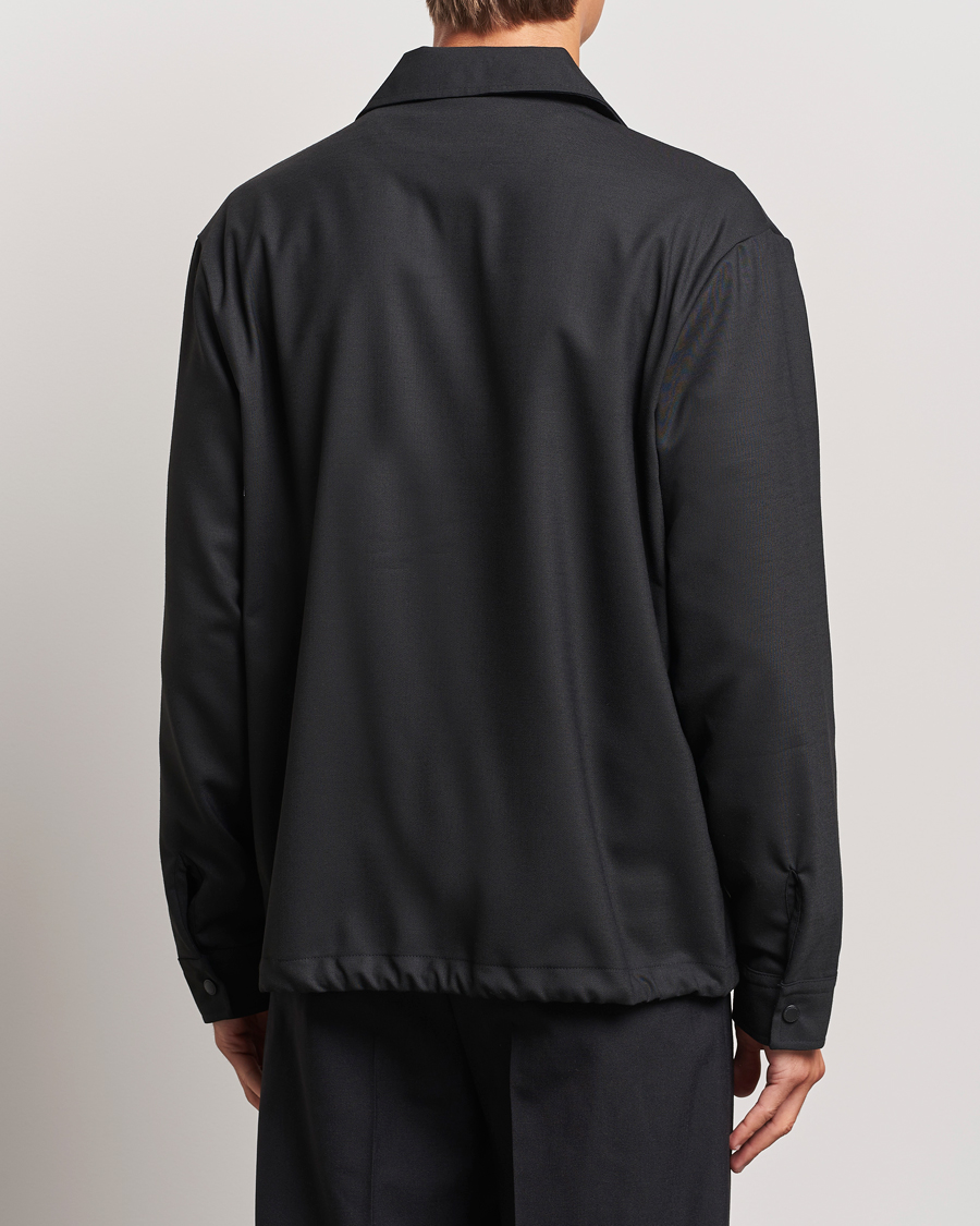 Herre | Skjorter | J.Lindeberg | Celian Coach Overshirt Black