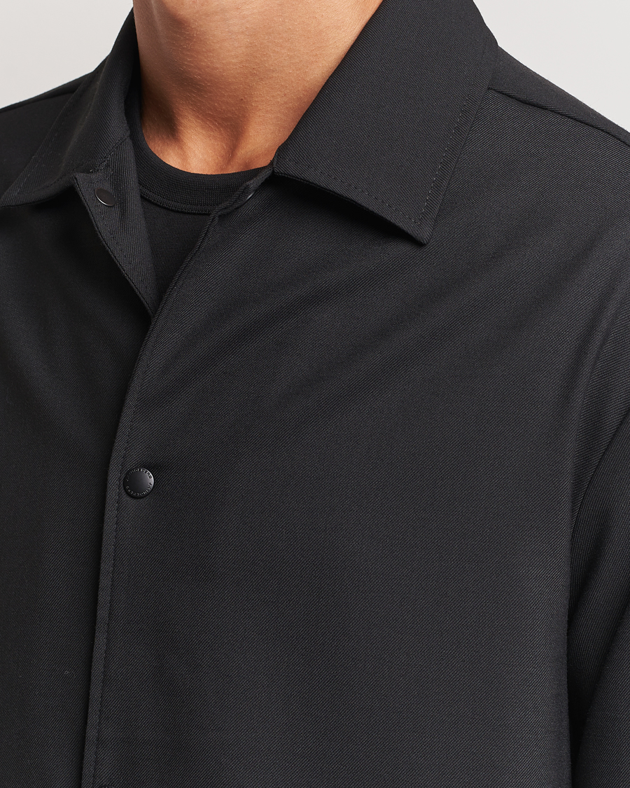 Herre | Skjorter | J.Lindeberg | Celian Coach Overshirt Black