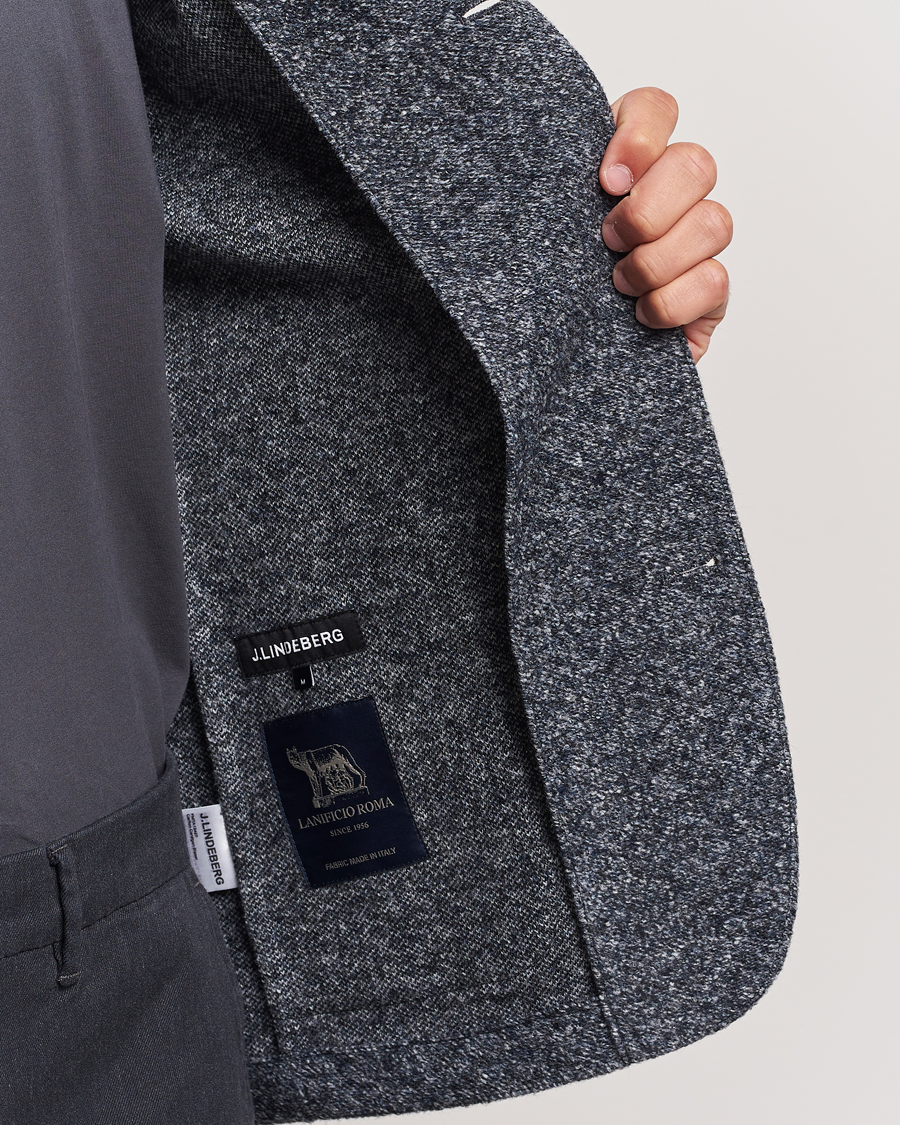 Herre | Dressjakker | J.Lindeberg | Carlton Cardigan Blazer Black