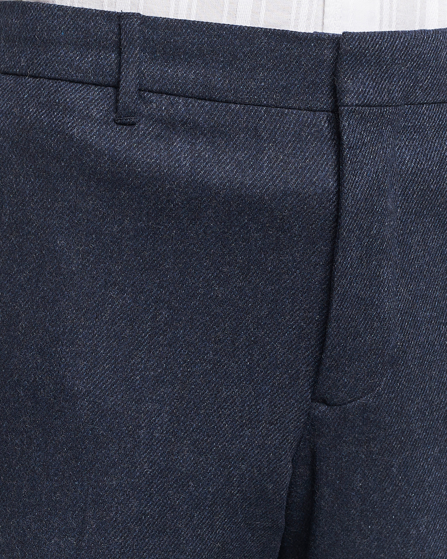 Herre | Bukser | J.Lindeberg | Soren Twill Cash Flannel Pants Navy