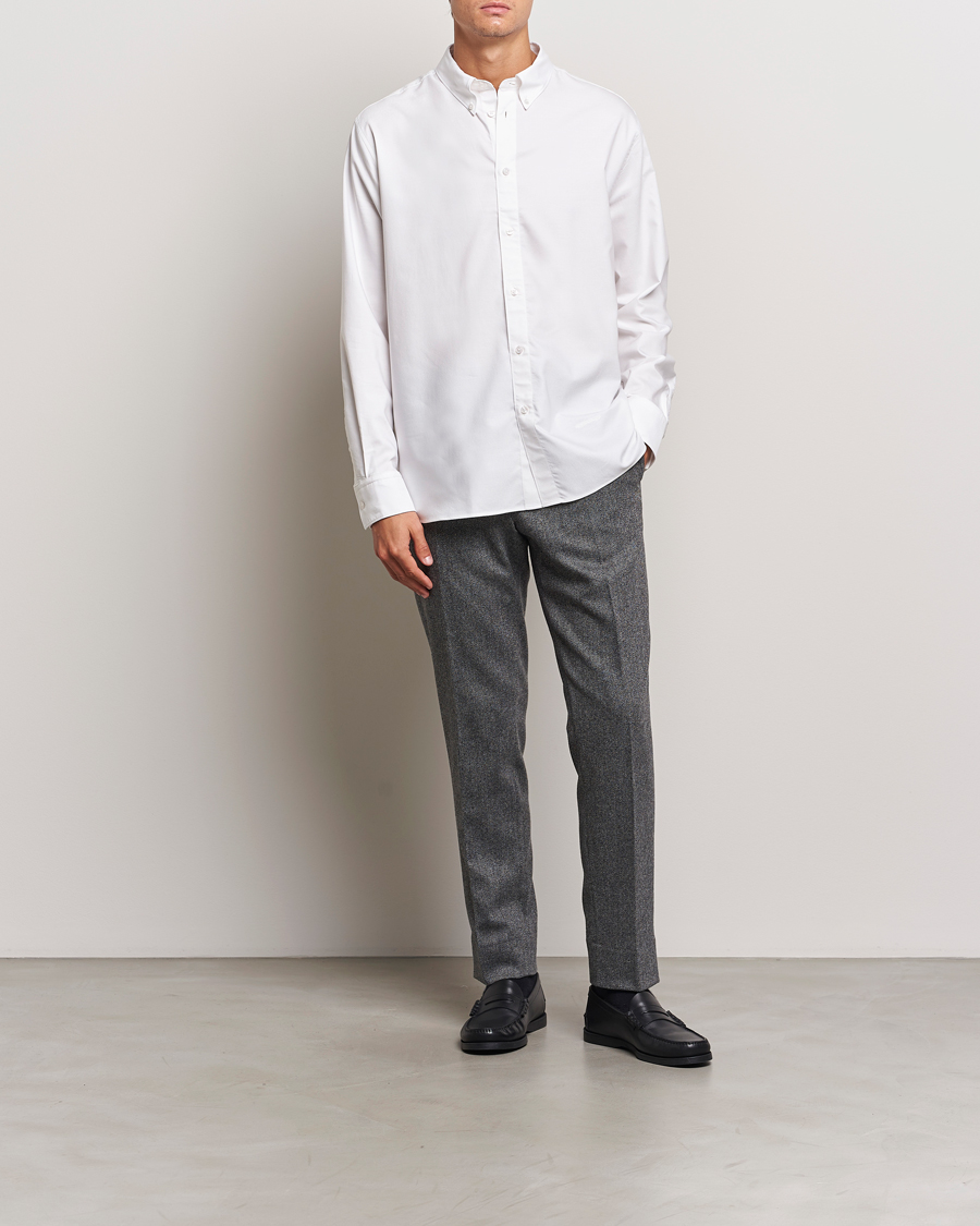 Herre | Bukser | J.Lindeberg | Soren Twill Cash Flannel Pants Night Owl