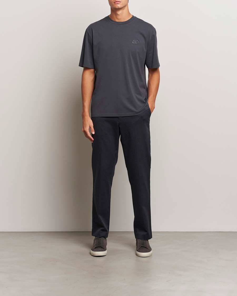 Herre | Bukser | J.Lindeberg | Lois Flannel Twill Pants Dark Grey