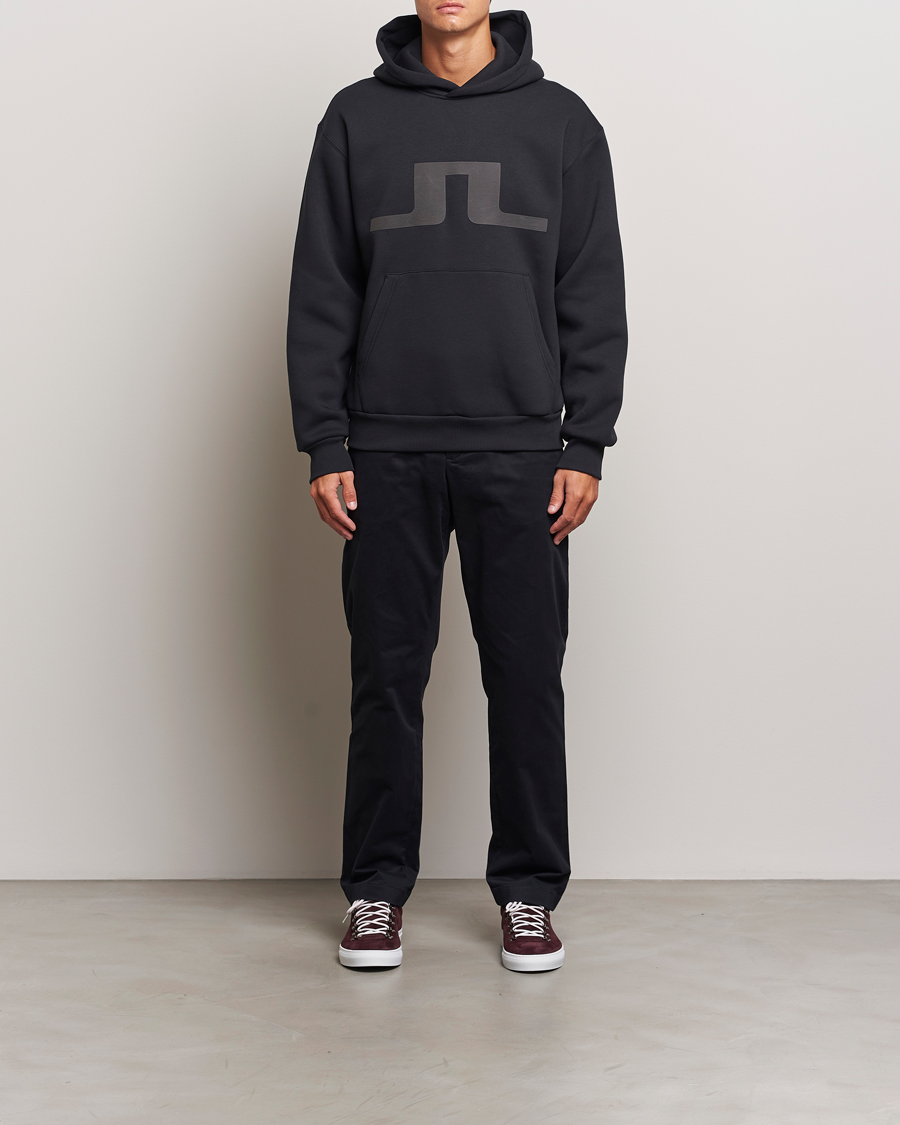 Herre | Bukser | J.Lindeberg | Lois Cloud Satin Pants Black