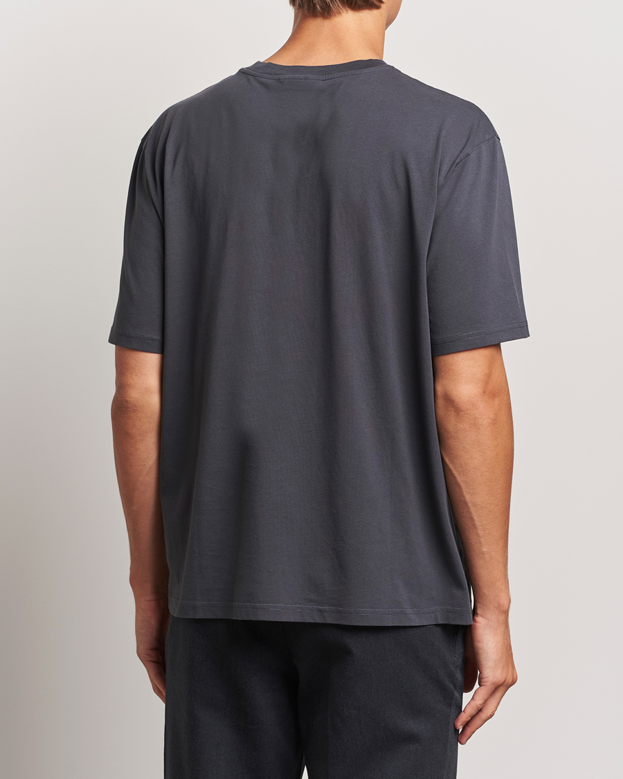Herre | T-Shirts | J.Lindeberg | Hale Logo T-Shirt Washed Black