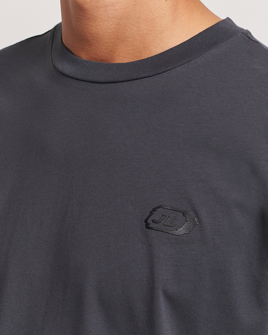 Herre | T-Shirts | J.Lindeberg | Hale Logo T-Shirt Washed Black