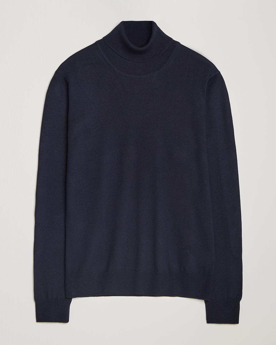 Herre | Gensere | J.Lindeberg | Kaden Merino Turtleneck Navy