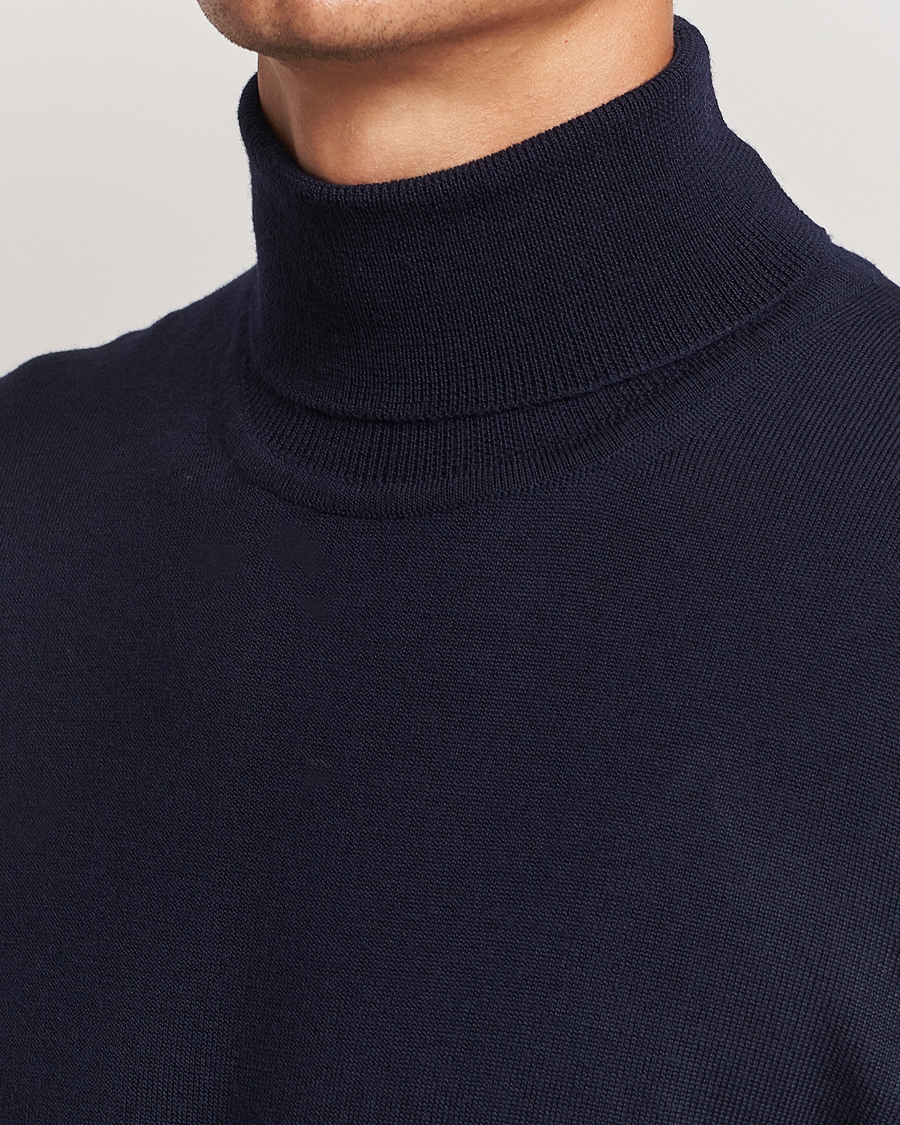 Herre | Gensere | J.Lindeberg | Kaden Merino Turtleneck Navy