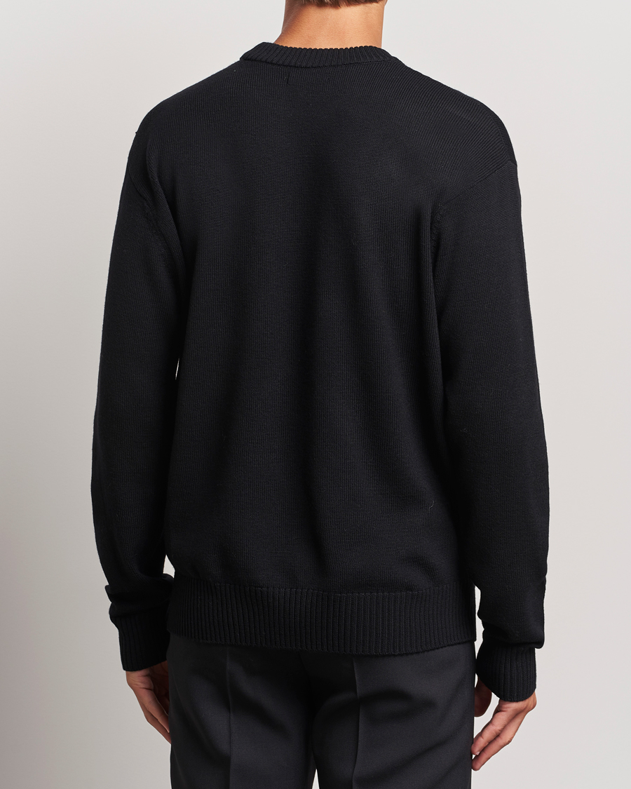 Herre | Gensere | J.Lindeberg | Kino Merino Crew Neck Black