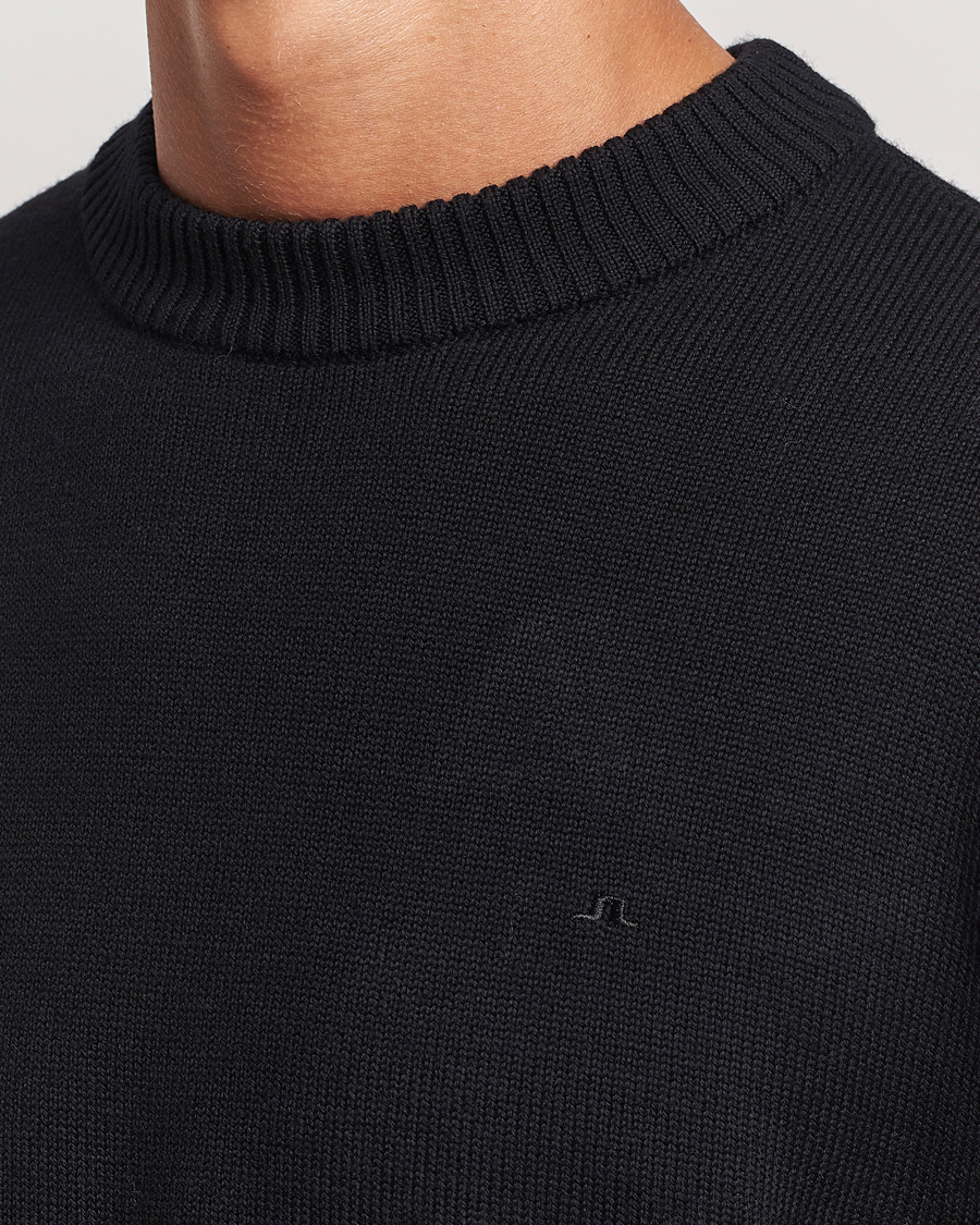 Herre | Gensere | J.Lindeberg | Kino Merino Crew Neck Black