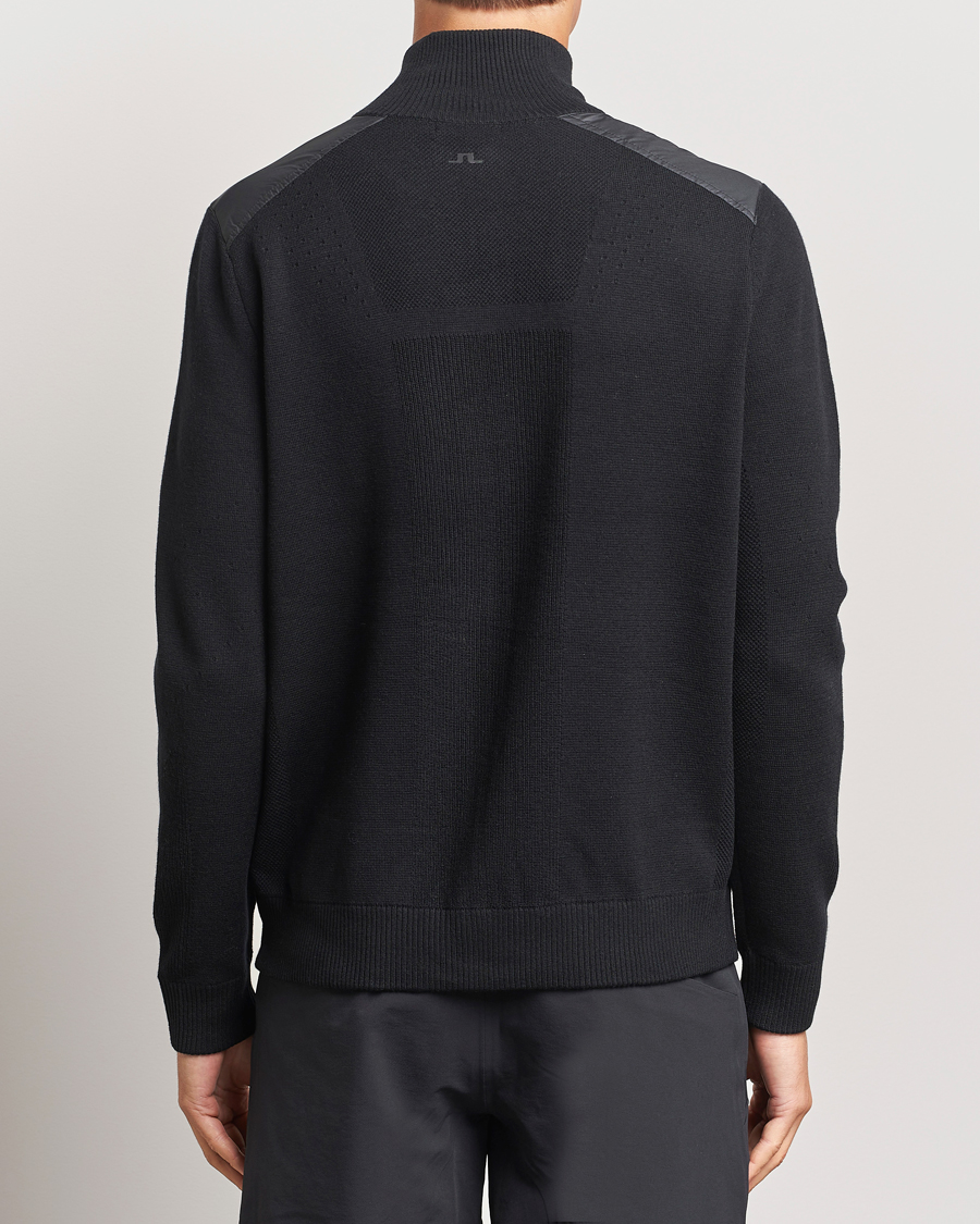 Herre | Gensere | J.Lindeberg | Marty Hybrid Jacket Black