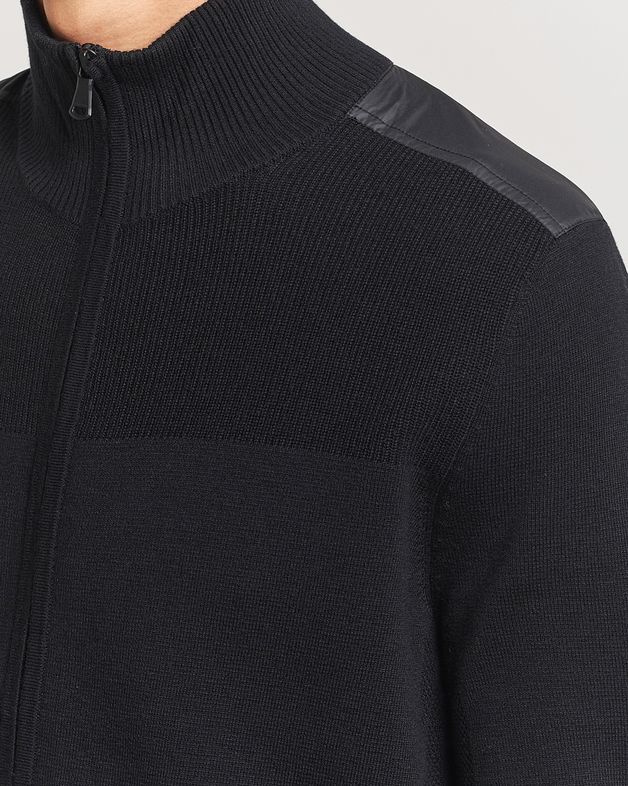 Herre | Gensere | J.Lindeberg | Marty Hybrid Jacket Black