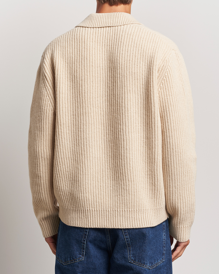 Herre | Gensere | J.Lindeberg | Jethro Heavy Polo Knit Moonbeam