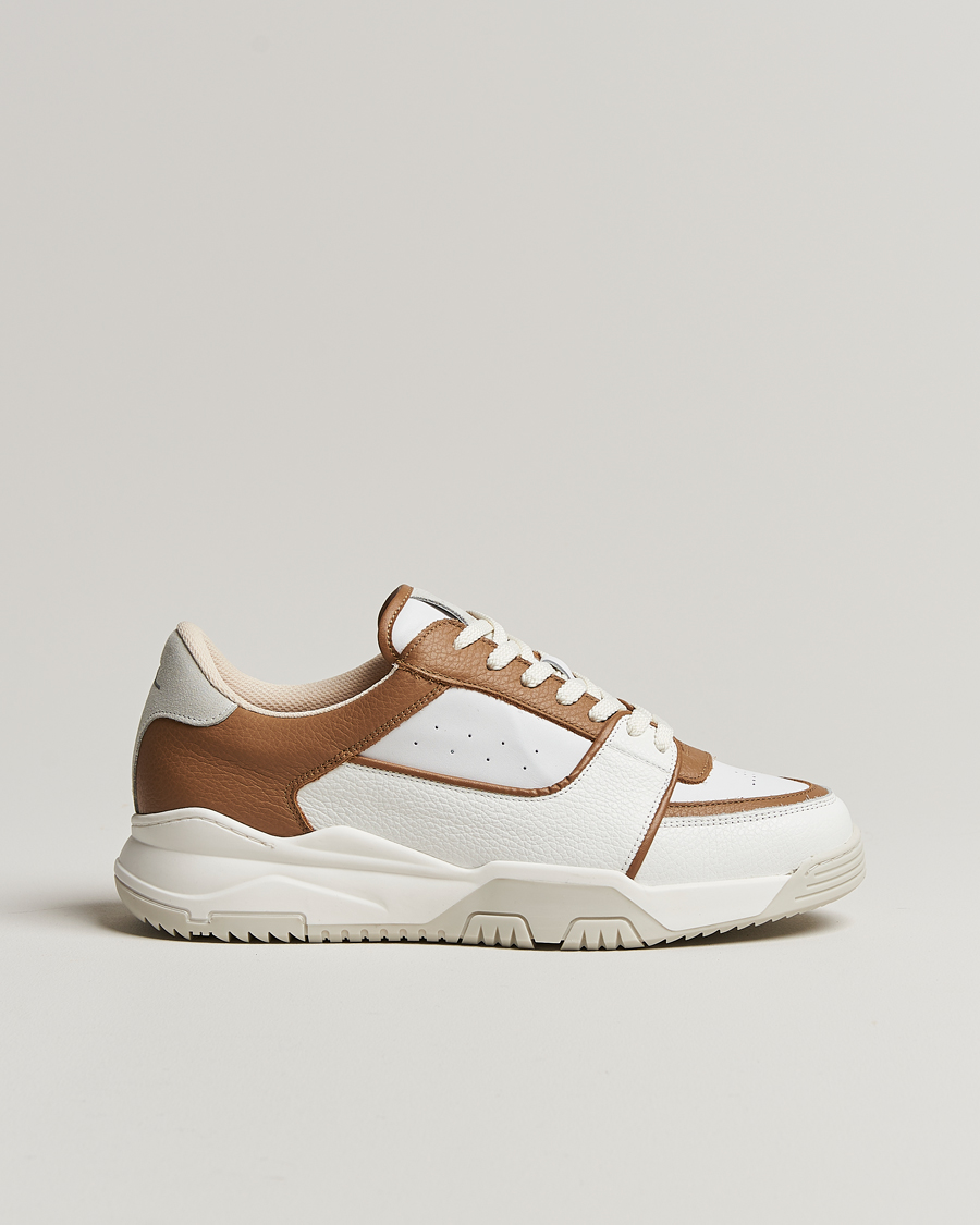 Herre | Sneakers | J.Lindeberg | Hoop Leather Sneaker Tiger Brown