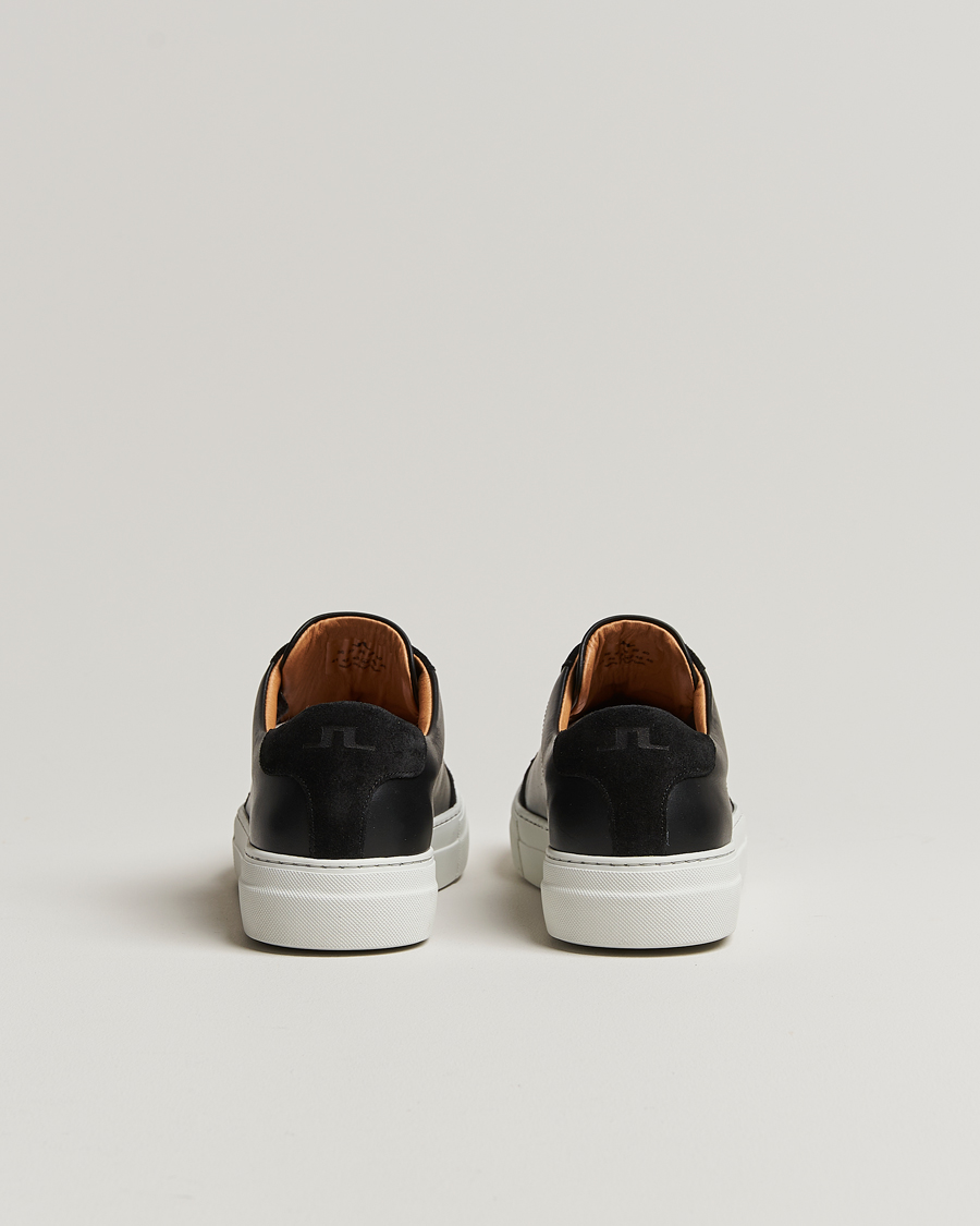 Herre | J.Lindeberg Art Signature Leather Sneaker Black | J.Lindeberg | Art Signature Leather Sneaker Black