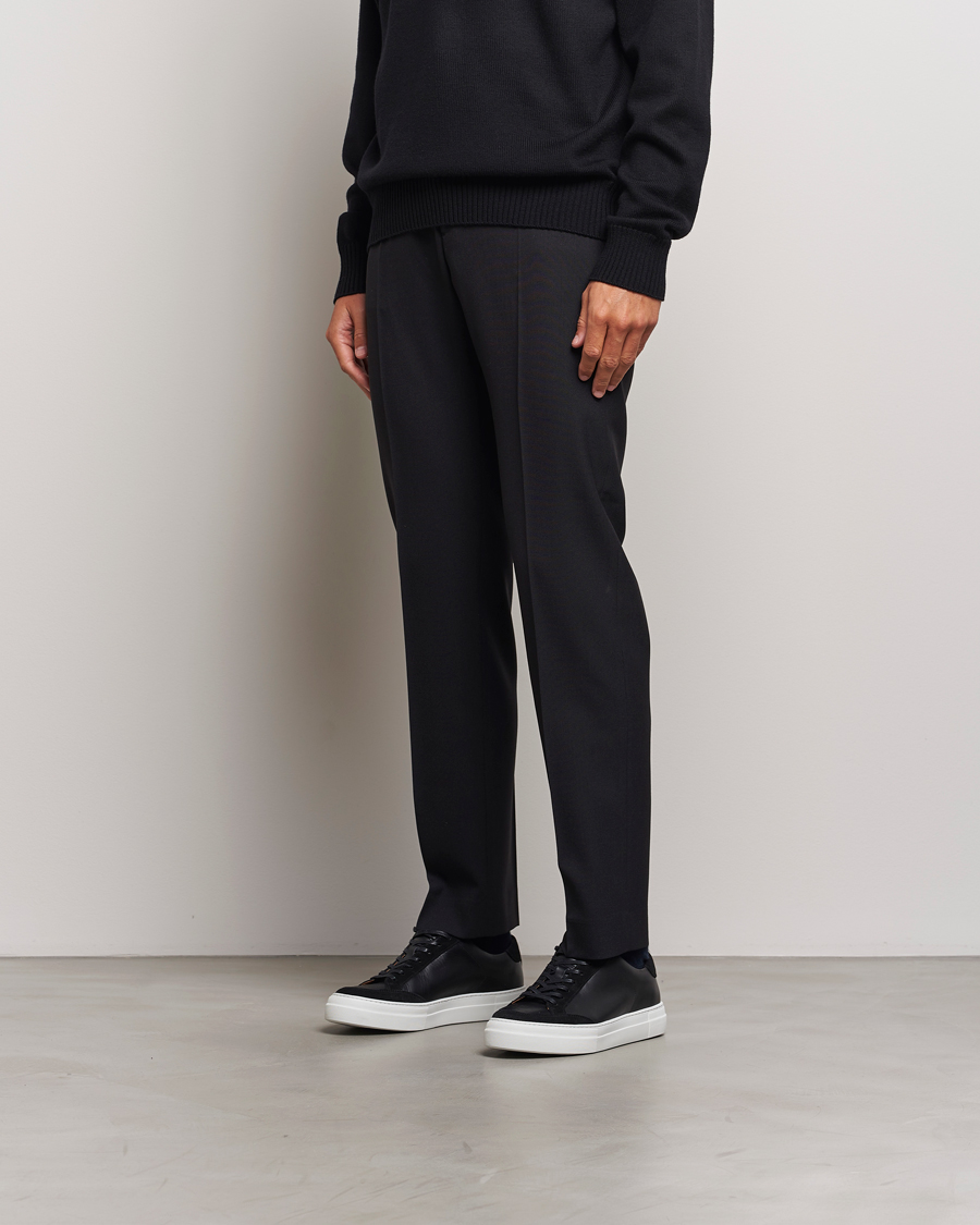 Herre | J.Lindeberg Art Signature Leather Sneaker Black | J.Lindeberg | Art Signature Leather Sneaker Black