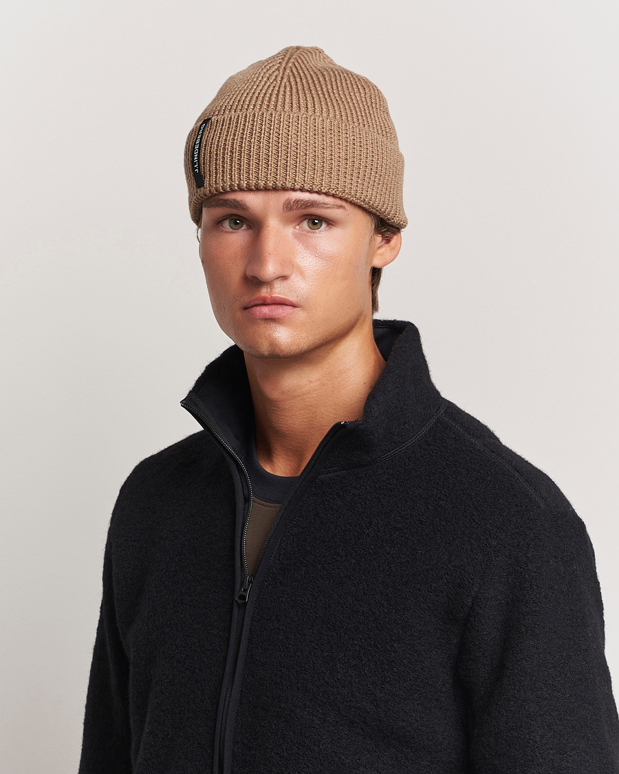 Herre | J.Lindeberg Juan Merino Beanie Tiger Brown | J.Lindeberg | Juan Merino Beanie Tiger Brown