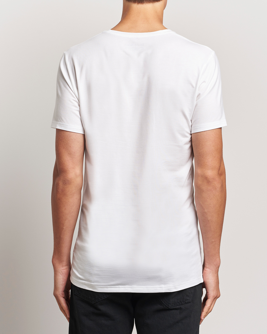 Herre | T-Shirts | Bread & Boxers | Tencel Crew Neck T-Shirt White