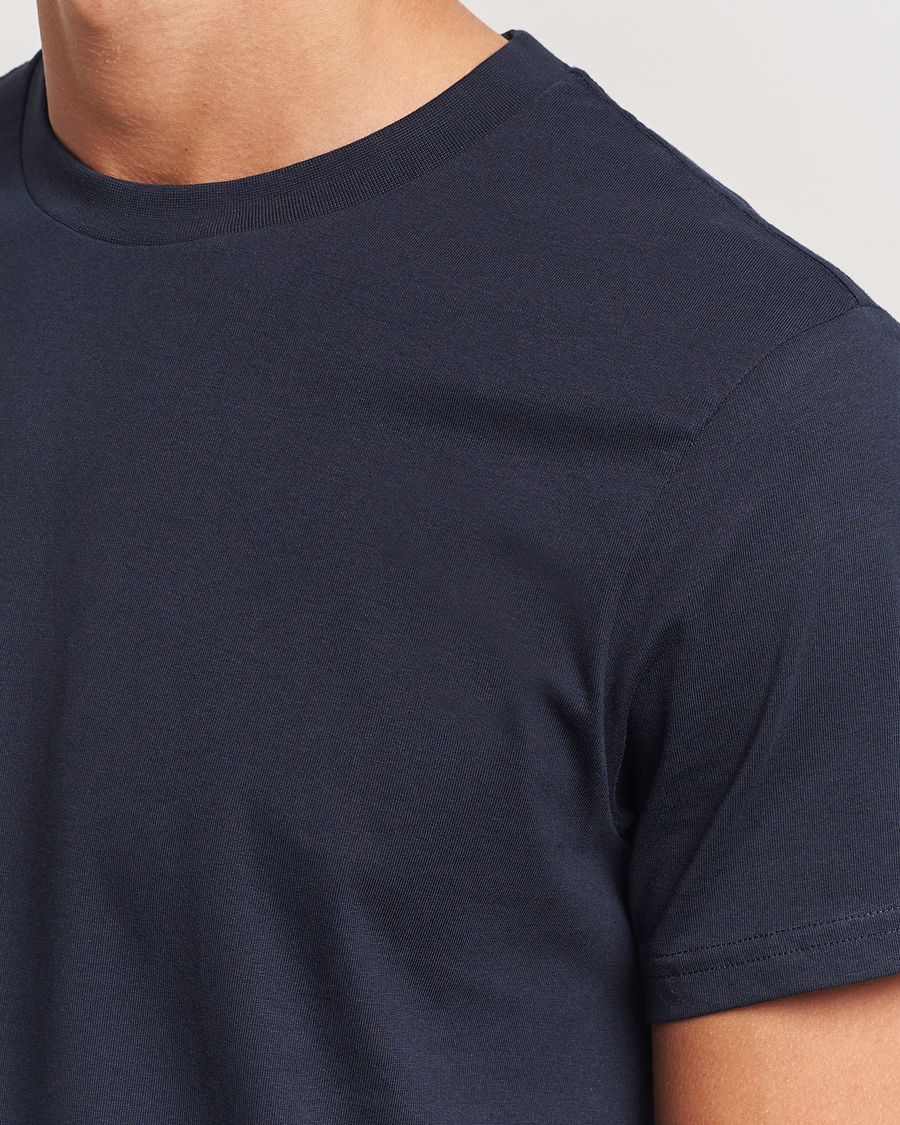 Herre | T-Shirts | Bread & Boxers | Crew Neck Regular T-Shirt Dark Navy