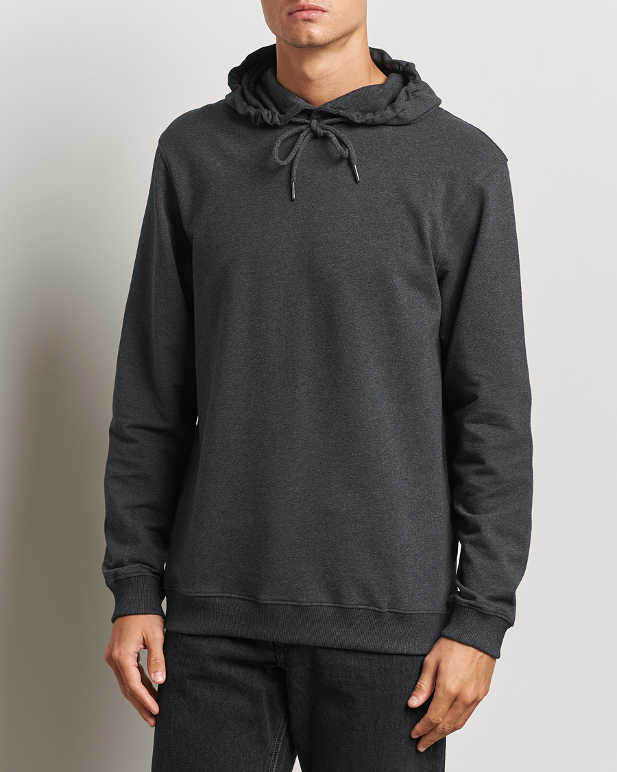 Herre | Gensere | Bread & Boxers | Loungewear Hoodie Dark Grey Melange