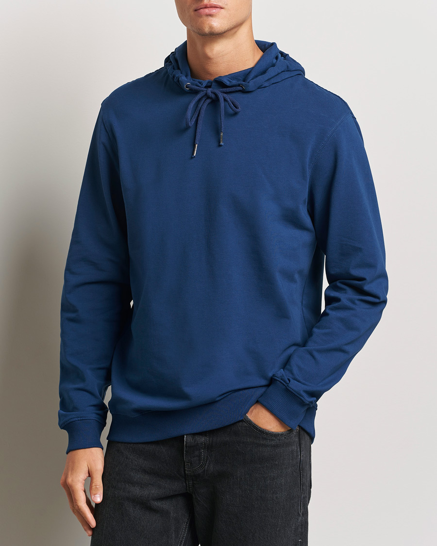 Herre | Gensere | Bread & Boxers | Loungewear Hoodie Ink Blue